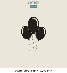 Balloons Icon Vector