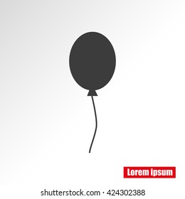 balloons icon vector
