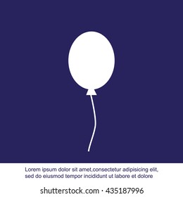 balloons icon vector
