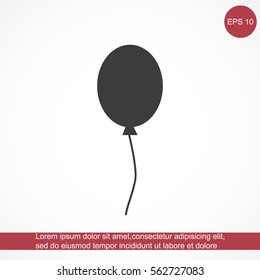 balloons icon vector