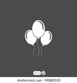 Balloons Icon Vector