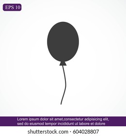 balloons icon vector