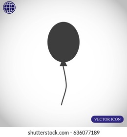 balloons icon vector