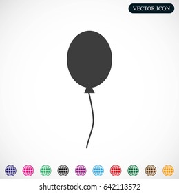 balloons icon vector