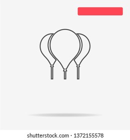 Balloons icon. Vector concept illustration for design.