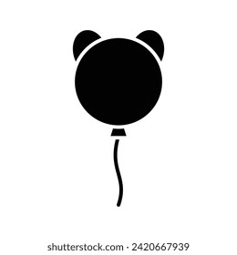 balloons icon vector design template simple and clean