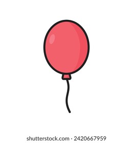 balloons icon vector design template simple and clean