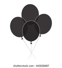 Balloons icon. Vector illustration