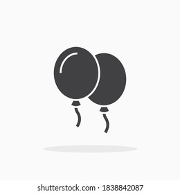 Balloons icon. For your design, logo. Vector illustration.