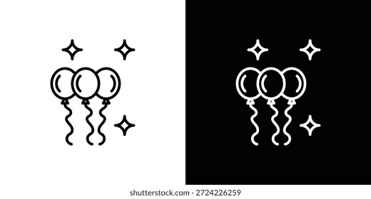 Iconos de globos Vector de Diseño gráfico. icono Eps10.