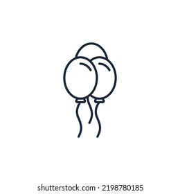 balloons icons  symbol vector elements for infographic web