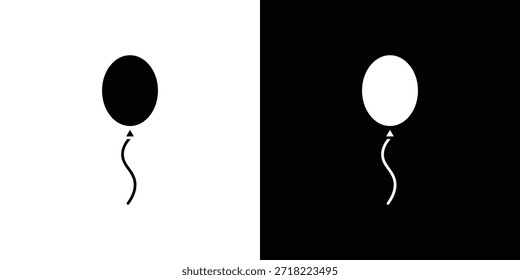Balloons icons. Vector Template Illustration Symbol Pixels Perfect