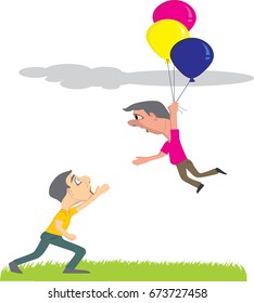 Balloons and kids