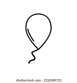 Balloons-Linie, Vektorsymbol-Sammlung