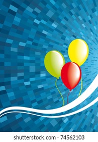 Balloons night frame