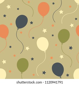 balloons on light brown