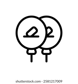 Balloons Outline Icon. Balloons Icon
