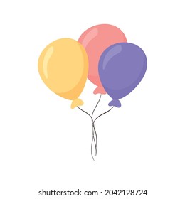 balloons party celebration festive icon