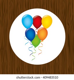 balloons party design 