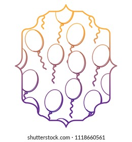 Balloons pattern design