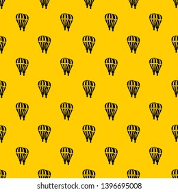 Balloons pattern seamless vector repeat geometric yellow for any design