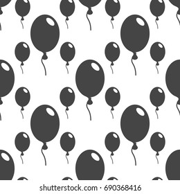 Balloons seamless pattern. Vector illustration for backgrounds