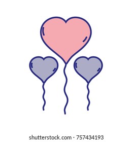 balloons to shape heart design decoration
