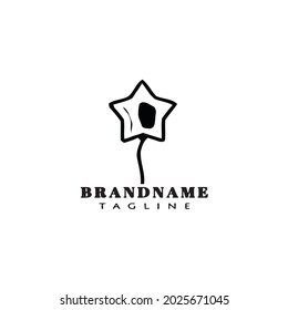 globos simple logo diseño plantilla icono ilustración vectorial moderna
