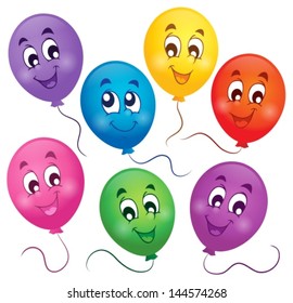 Balloons theme image 4 - eps10 vector illustration.