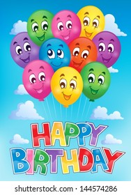 Balloons theme image 6 - eps10 vector illustration.