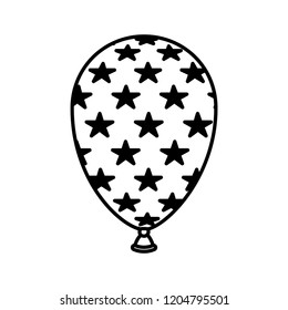 balloons with the united states flag