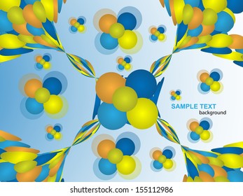 Balloons vector background