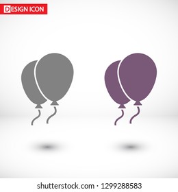 Balloons Vector icon