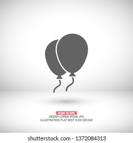Balloons Vector icon