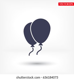 Balloons Vector icon