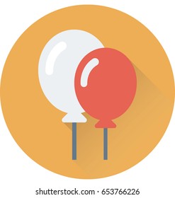 Balloons Vector Icon