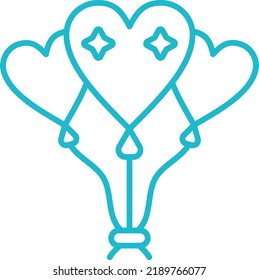 Balloons vector icon. Can be used for printing, mobile and web applications.