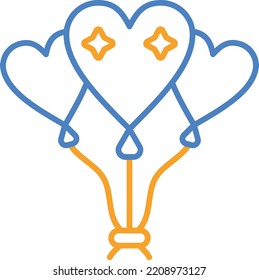 Balloons vector icon. Can be used for printing, mobile and web applications.