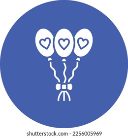 Balloons vector icon. Can be used for printing, mobile and web applications.