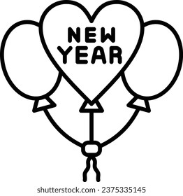 Balloons vector icon. Can be used for printing, mobile and web applications.