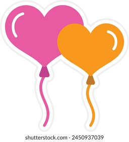 Icono de Vector Globos. Se puede utilizar para la impresión, aplicaciones móviles y de Web.