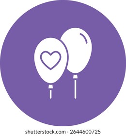 Balloons vector icon. Can be used for printing, mobile and web applications.