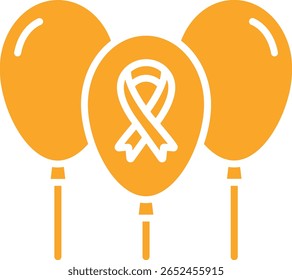 Balloons vector icon. Can be used for printing, mobile and web applications.