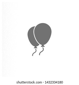 Balloons Vector icon . Lorem Ipsum Illustration design