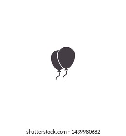 Balloons Vector icon . Lorem Ipsum Illustration design