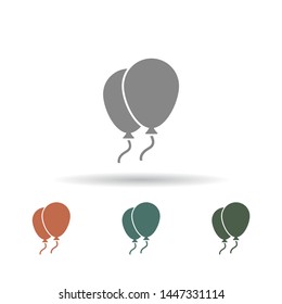 Balloons Vector icon . Lorem Ipsum Illustration design