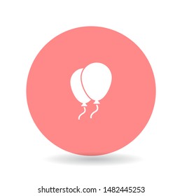 Balloons Vector icon . Lorem Ipsum Illustration design