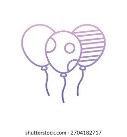Ballons, Vektorsymbol, Stockgrafik