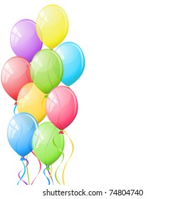 Balloons. Vector illustration. Eps10