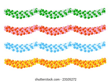 Balloons-Banner for decoration. Vector-Illustration